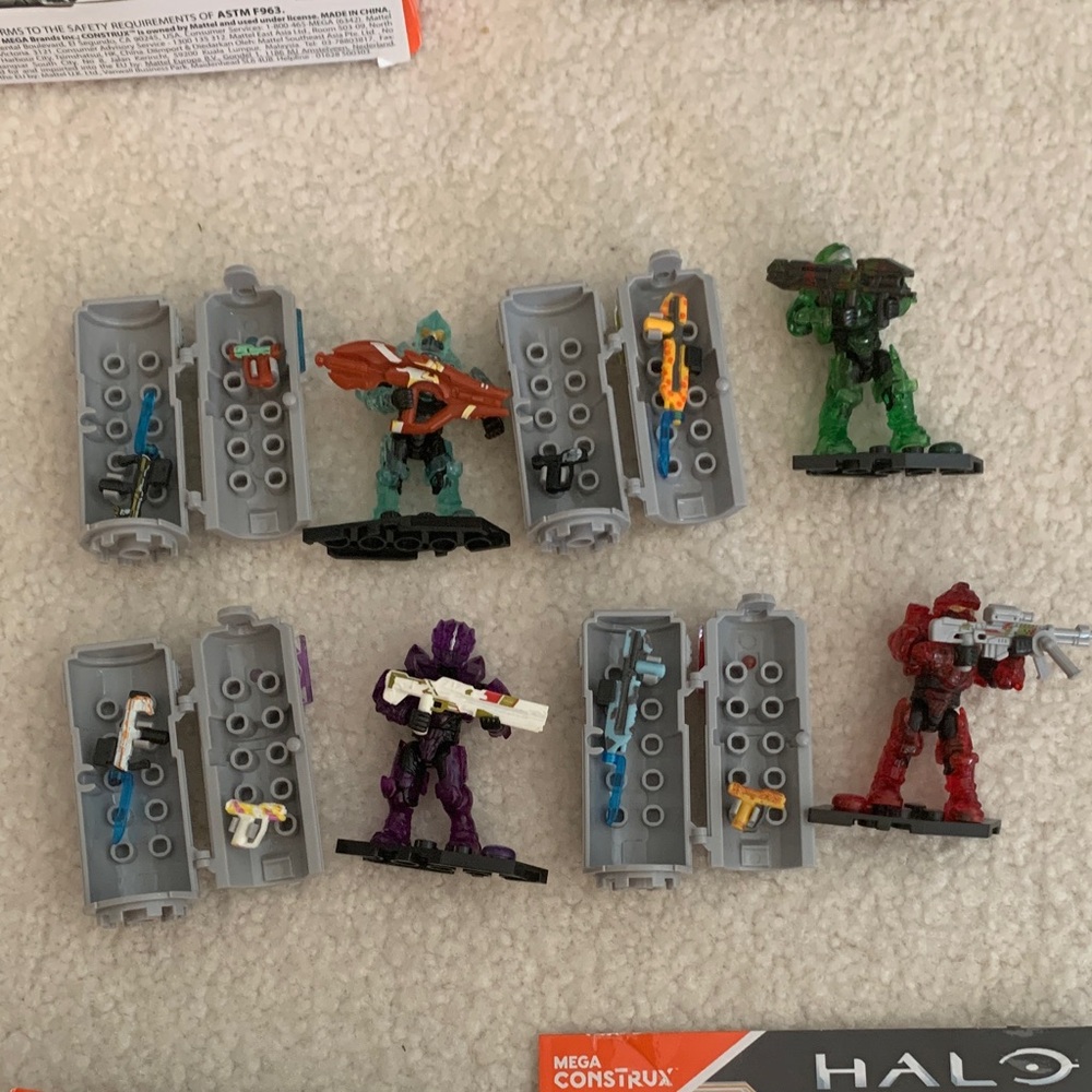 Mega Construx Lot of 4 Translucent Spartans Hellioskrill, Operators, Centurion.. - Picture 14 of 16